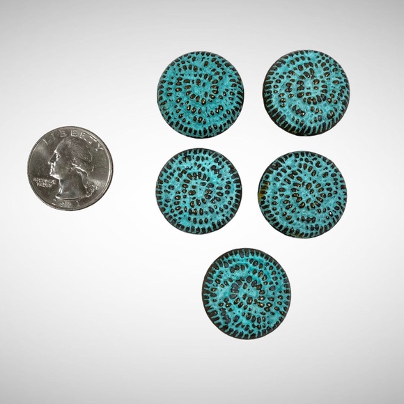 Jewelry Buttons Vintage 1989 Couture Clickits Button Covers Pack of 5! - Picture 2 of 4